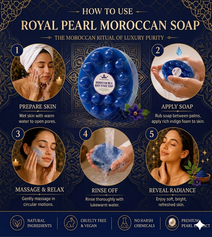 Moroccan Nila Powder Soap For Face & Body