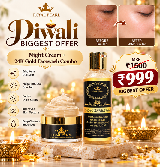 Night Cream, Gold face-wash Combo