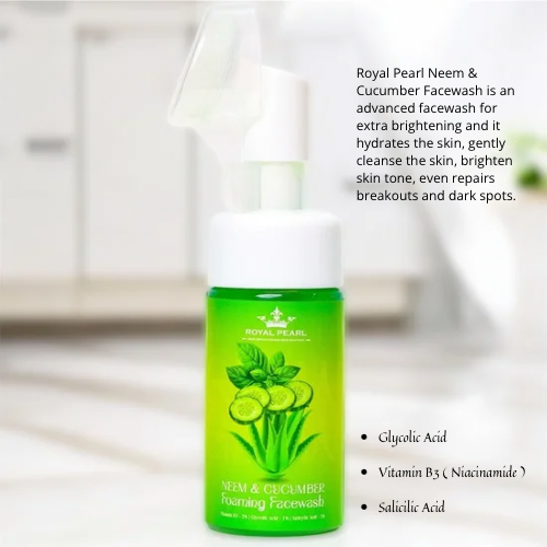 Royal Pearl Neem & Cucumber Facewash
