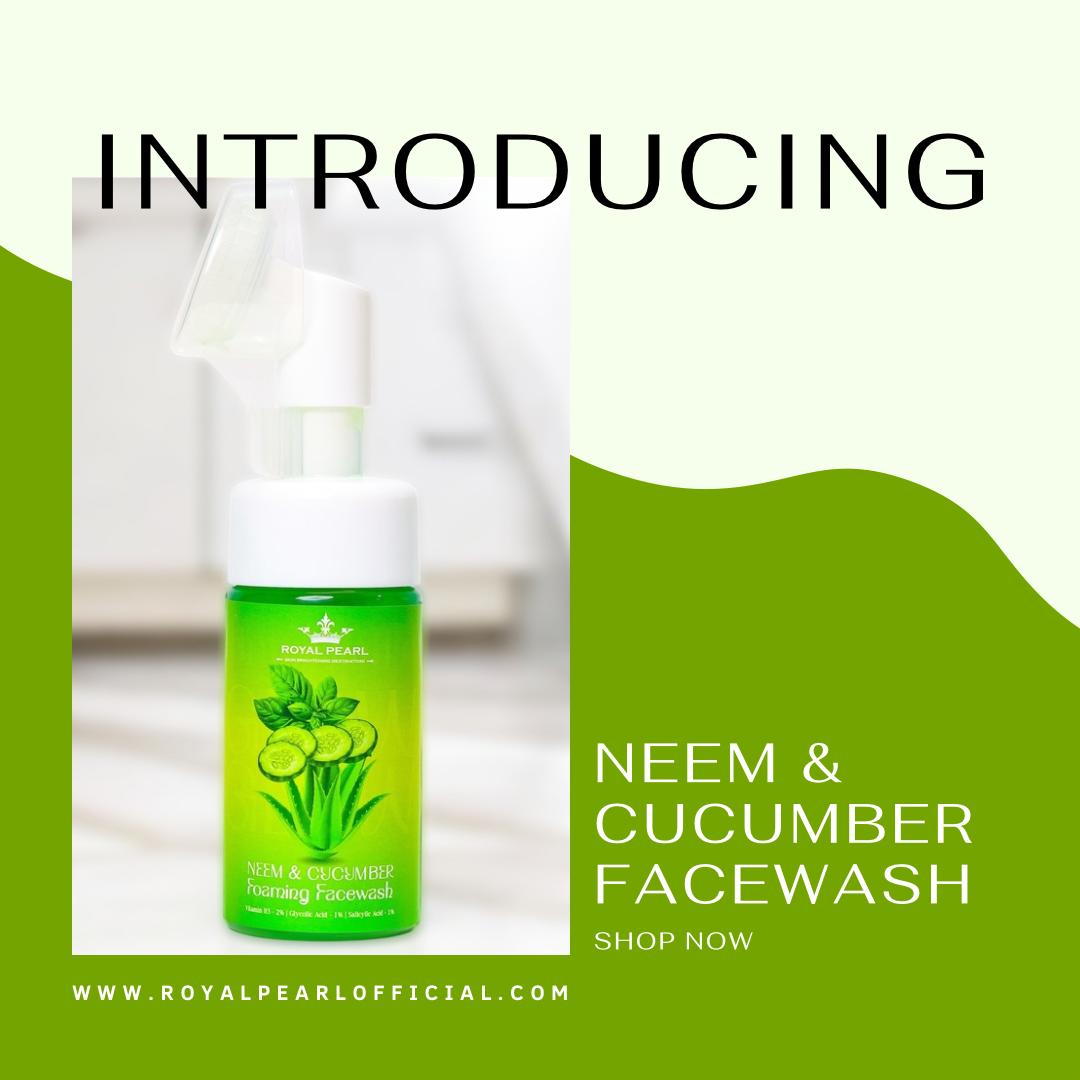 Royal Pearl Neem & Cucumber Facewash