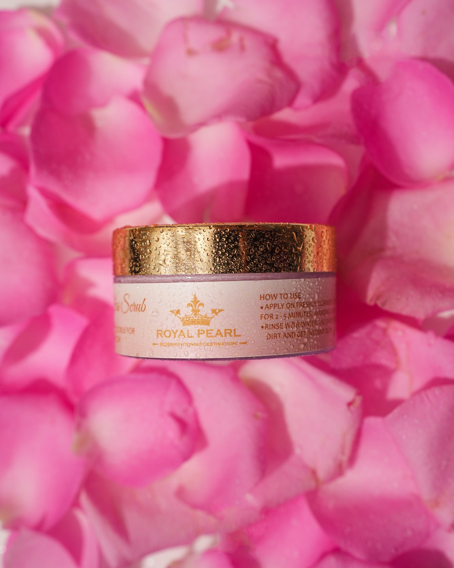 Rose Brightening Face Scrub