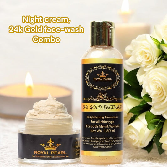 Night Cream, Gold face-wash Combo