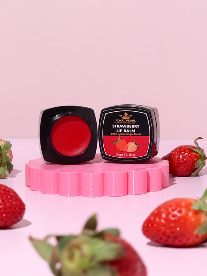 Strawberry lip balm