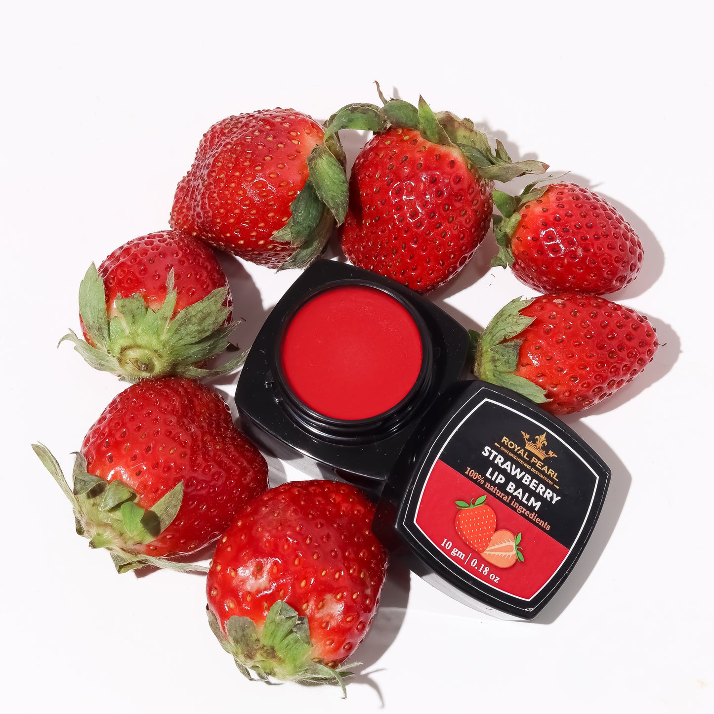 Strawberry lip balm