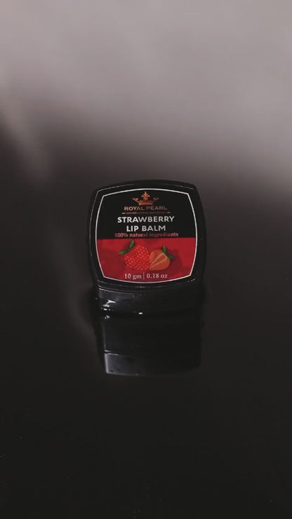 Strawberry lip balm