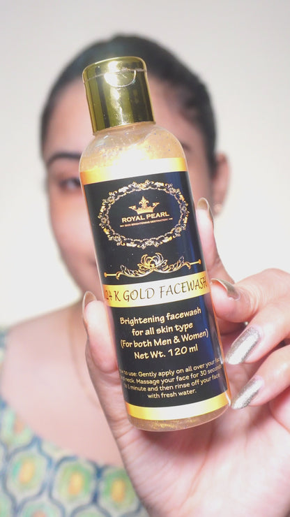 24k Gold Brightening Facewash